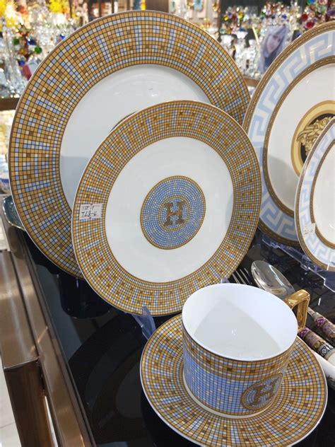 hermes china plates|Hermes plates price.